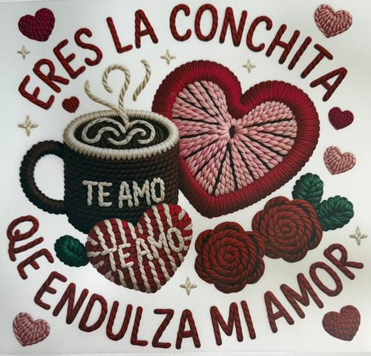 Eres la Conchita que endulza mi Amor