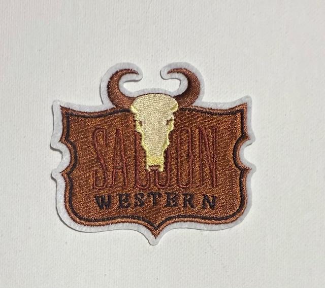 Saloon Western patch