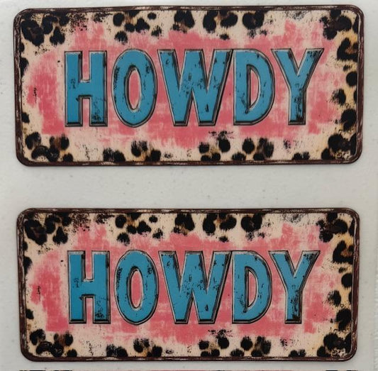 Howdy 2pc blue/pink