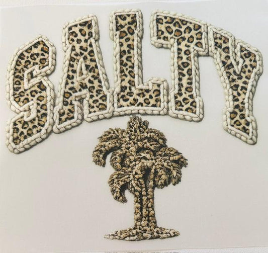 Salty -cheetah/ palm tree
