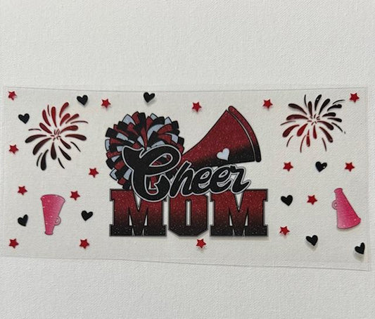 Cheer Mom red/black