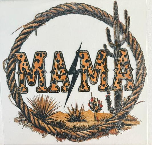 Mama, rope outlined, bolt in middle