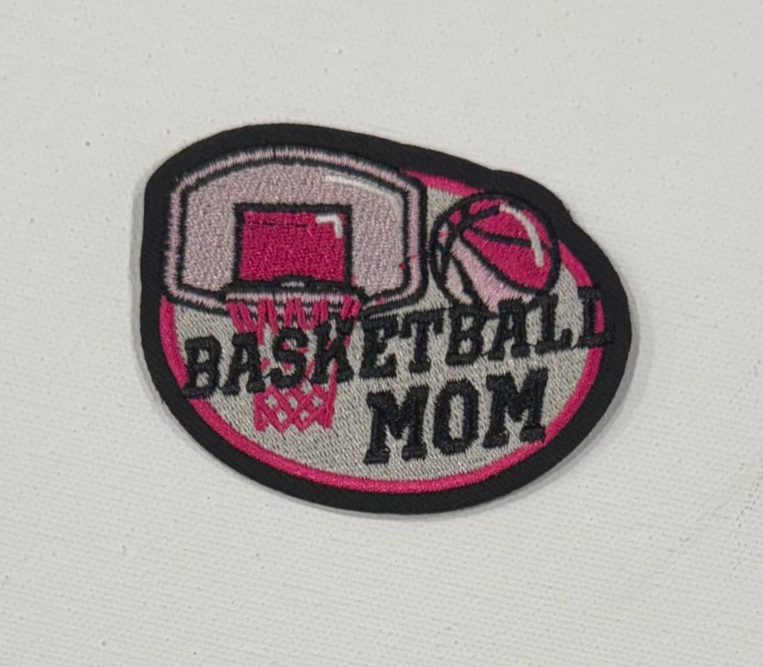 Basketball Mom hat patch
