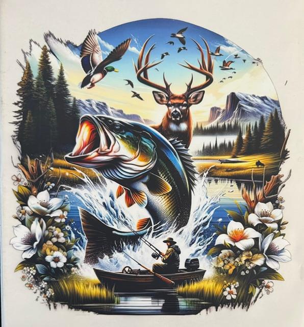 Hunting Scene - Big fish