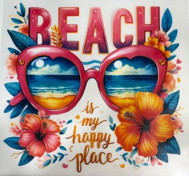 Beach is my happy place-sunglasses