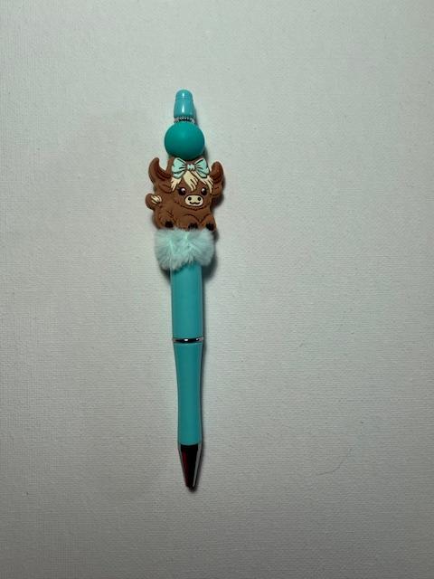 Teal - cow
