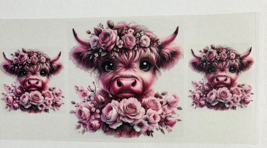 Cow with pink flowers (3)