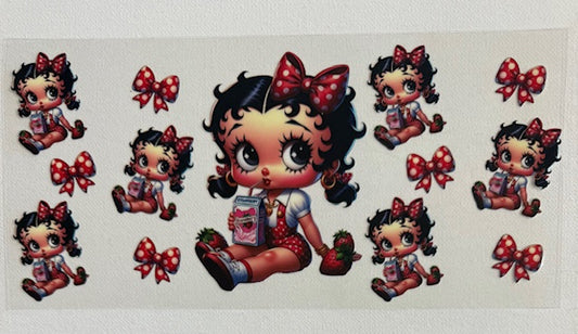 Betty Boop as a baby - red bows
