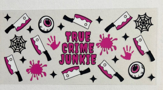 True Crime Junkie - pink