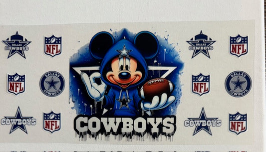 Cowboys - Mickey holding football