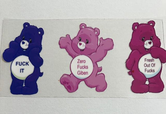 Swear Bears - Purple,Pink, magenta