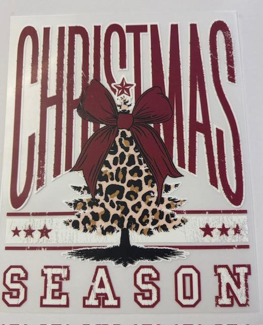 Christmas Season-Cheetah tree