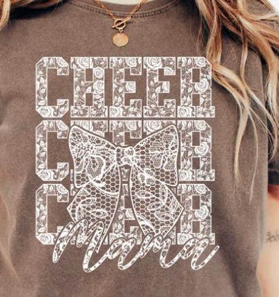 Cheer mom - lace look
