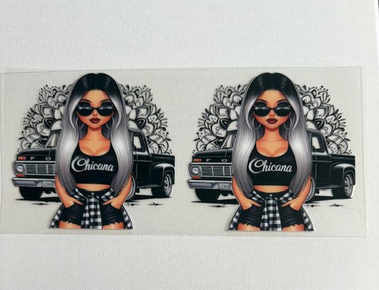 Chicana- black truck
