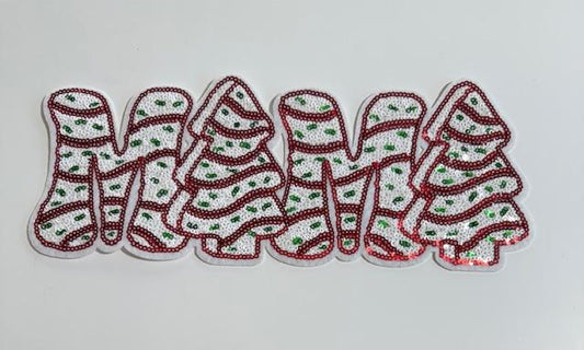 Mama Christmas cake Patch