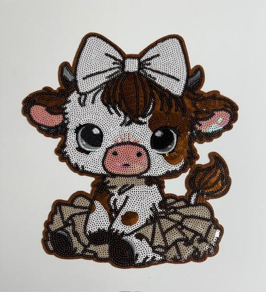 Girly Cow w/ skirt Patch