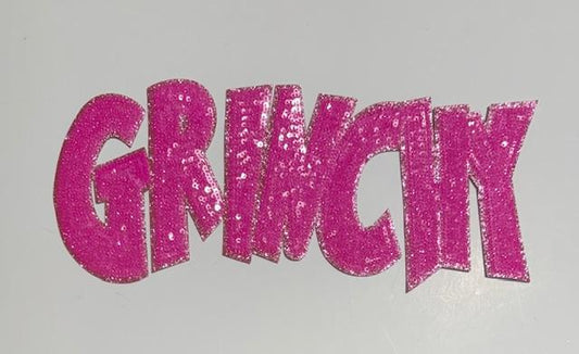Grinchy Patch-pink