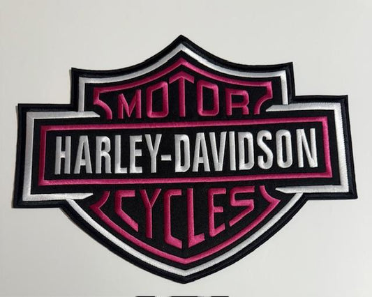 Harley Davidson pink patch