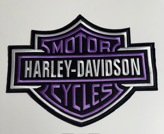 Harley Davidson purple patch