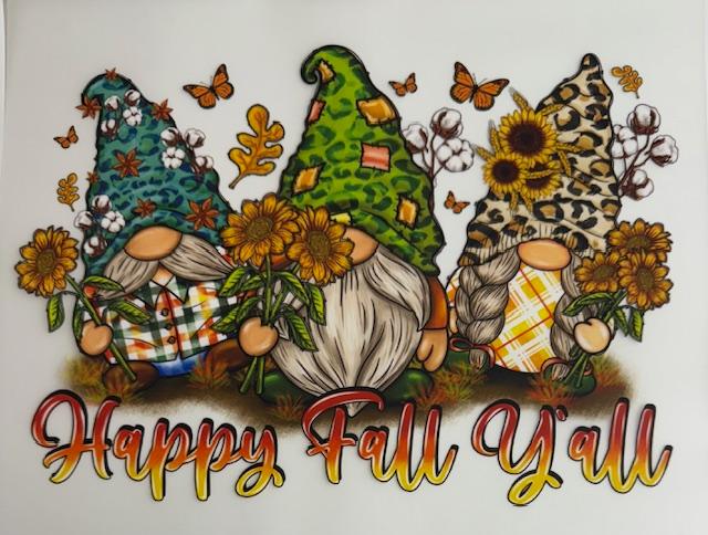 Happy Fall Y'all - Gnomes