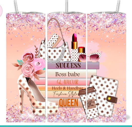 Sub wrap-make up heels, books