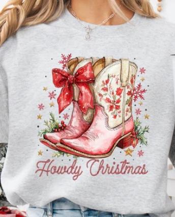 Howdy Christmas Boots