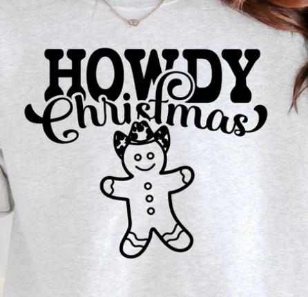 Howdy Christmas - gingerbread cowboy