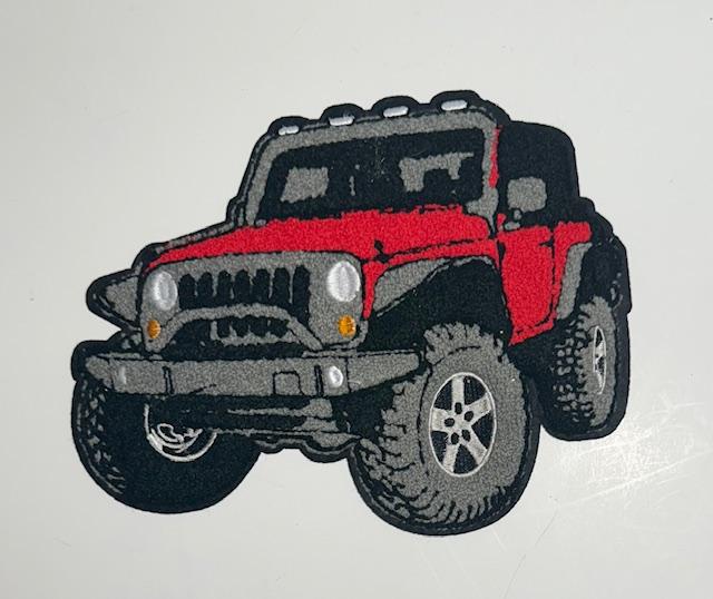 Red Jeep Patch