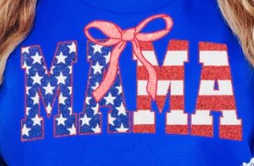 Mama - Am flag colors