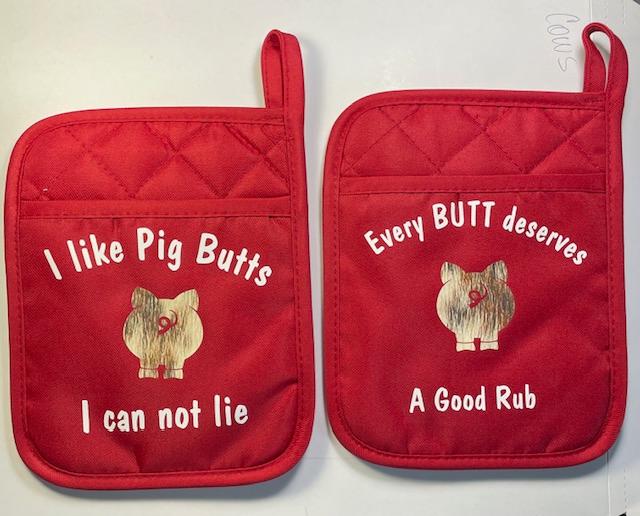 Pot Holders Red  (set of 2)
