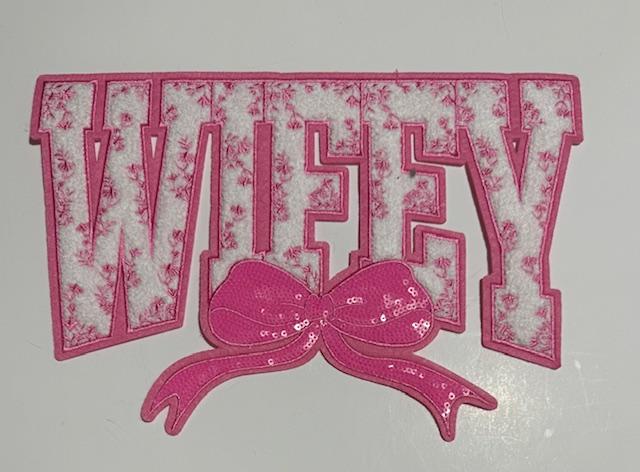 Wifey pink Patch
