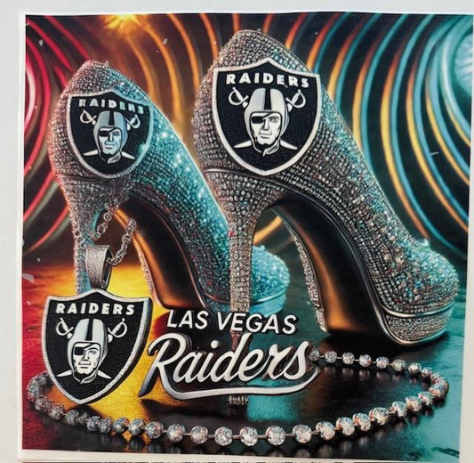 Raiders - Blingy  high heel