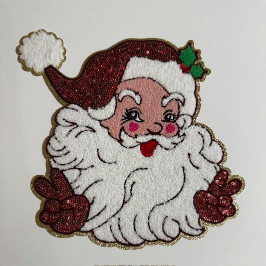 Santa -red hat patch