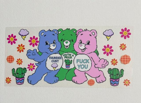 Swear Bears - 3 with cactus'