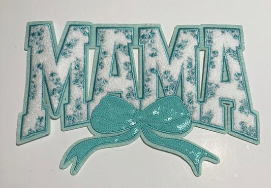 Mama Patch -teal