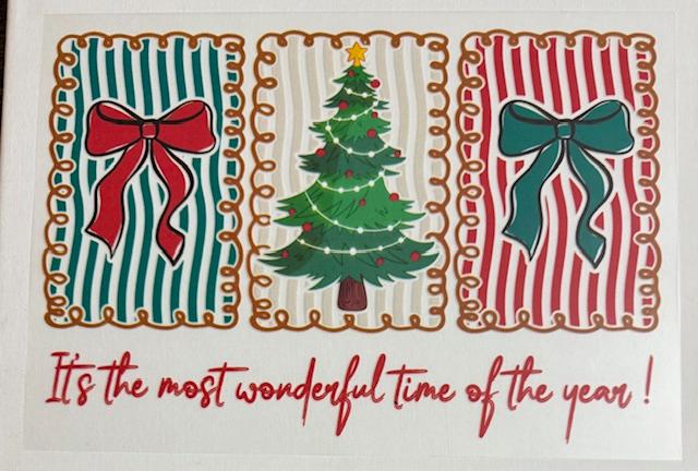It's the Most Wondertime of the Year-bows/trees