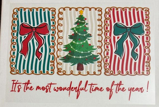 It's the Most Wondertime of the Year-bows/trees