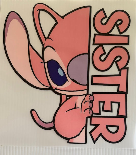Sister - angel (stitch)