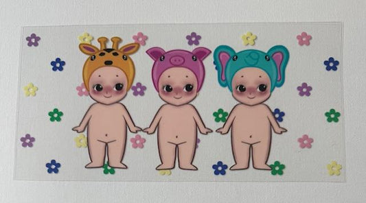 Sonny Angels-girraffe,pig,elephant hats