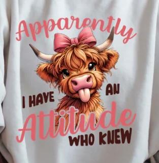 Apparently I have an attitude-cow