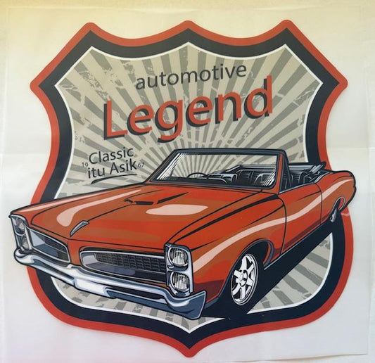 Automotive Legend - orange car