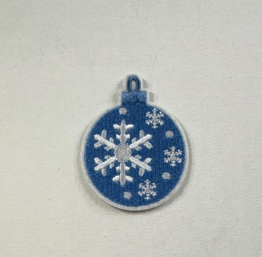 Blue ornament patch