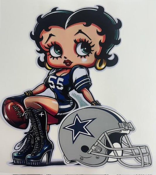 Betty Boop - Dallas Cowboys