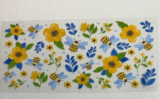 Bumble Bees - yellow flowers