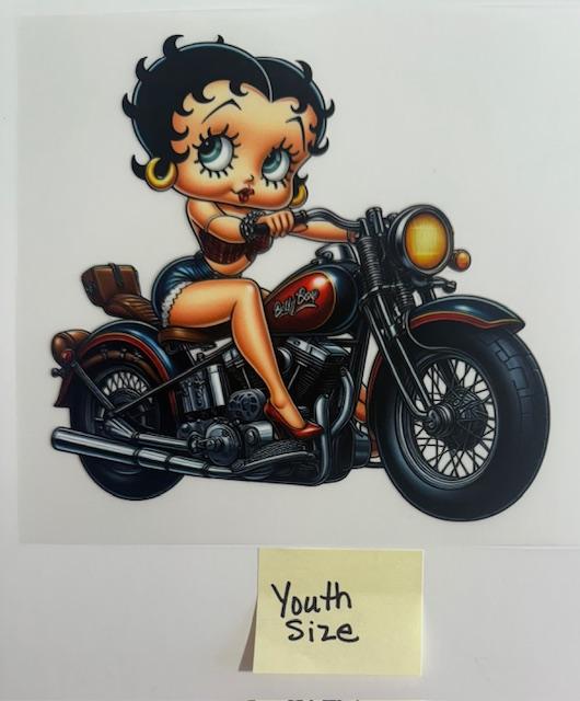 Betty Boop - motorcycle