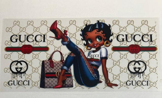 Betty Boop - Gucci -ripped jeans