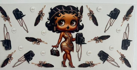 Betty Boop - feathers
