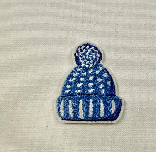 Blue beany hat