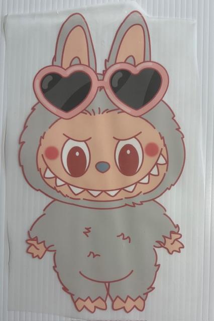Big Grey Labubu- heart glasses