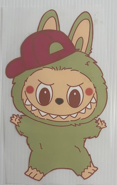 Big Green Labubu-red hat